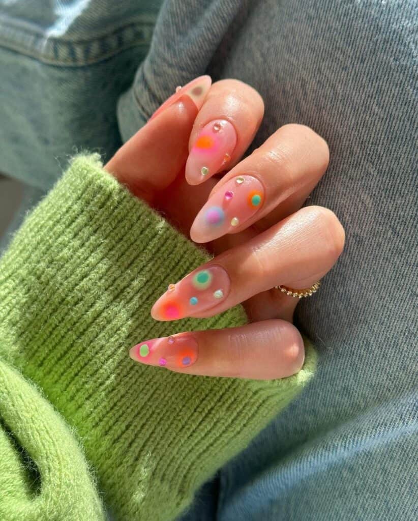 Cute Marble Nails Designs For May