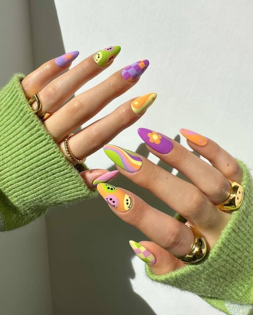 Mix and Match Nails Designs