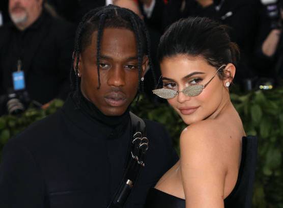 Caption: Kylie Jenner with her husband Travis Scott (Source: Getty Images)